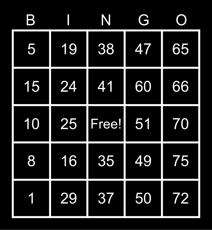HINAYUPAK Bingo Card