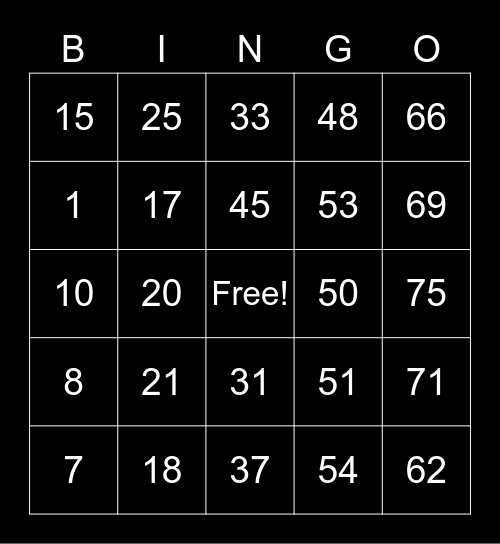 HINAYUPAK Bingo Card