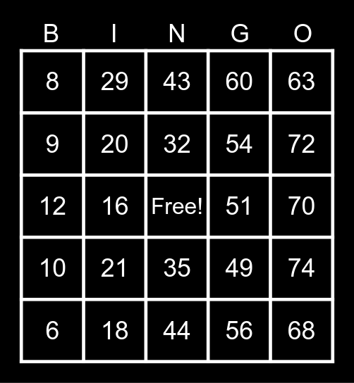 Hinayupak Bingo Card