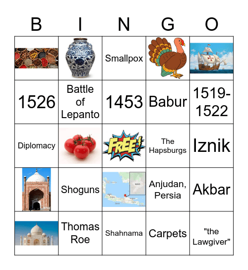 Civilisations Bingo 2 Bingo Card
