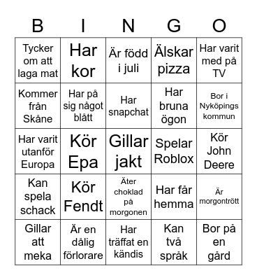 LRF Kickers - 2 juni 2022 Bingo Card