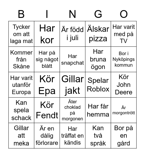 LRF Kickers - 2 juni 2022 Bingo Card