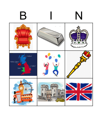 Platinum Jubilee Bingo Card