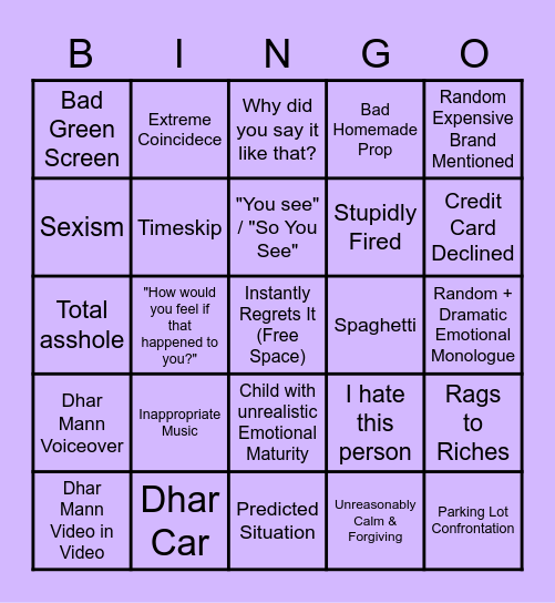 Nova & Pastel Bingo Card