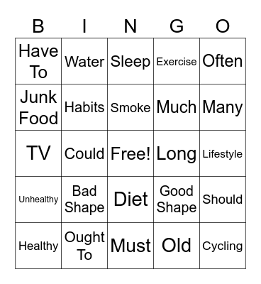 Bingo Chapter 10 Bingo Card