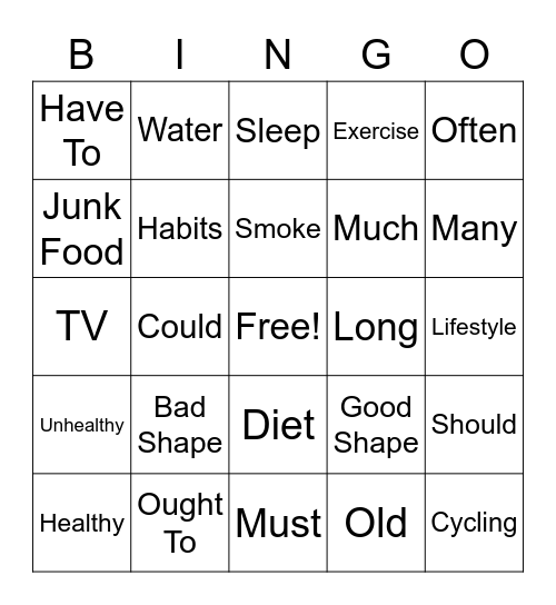Bingo Chapter 10 Bingo Card