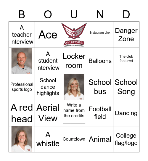 Skybound Bingo Card