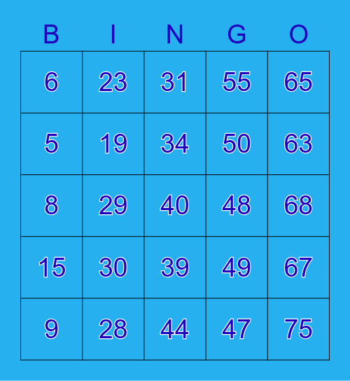 Shushmitha's Party bingo Card