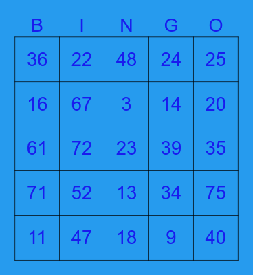 Shushmitha's Party Bingo Card