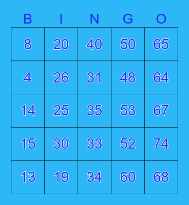 Shushmitha's Party Bingo Card