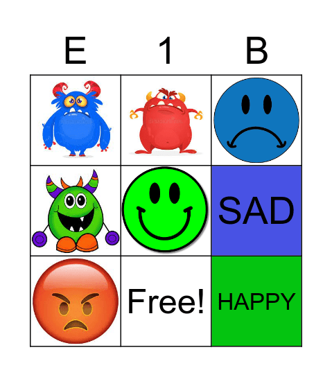 E1B Bingo Card