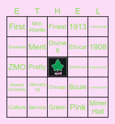 SPR'21 1st AKAversary Bingo Card