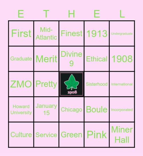 SPR'21 1st AKAversary Bingo Card