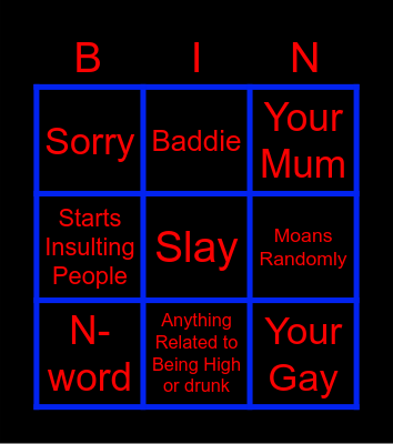 Drunk Ellie Bingo Card