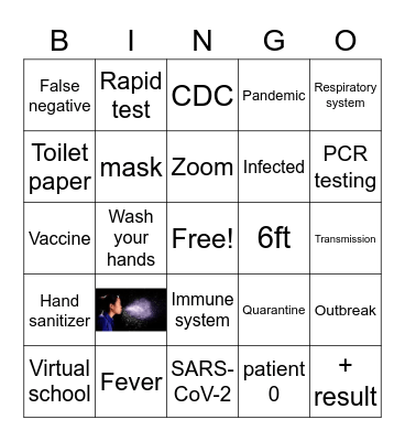 JD COVID bingo Card