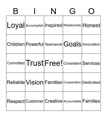 COMING TOGETHER!! Bingo Card