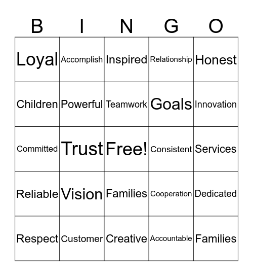 COMING TOGETHER!! Bingo Card
