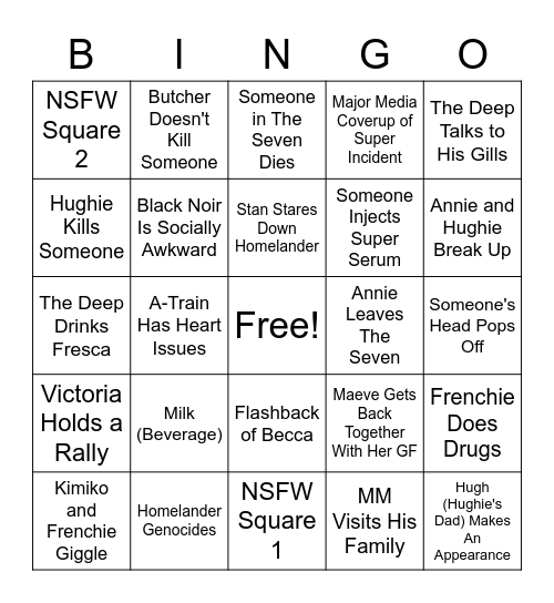 Los Muchachos Bingo Card