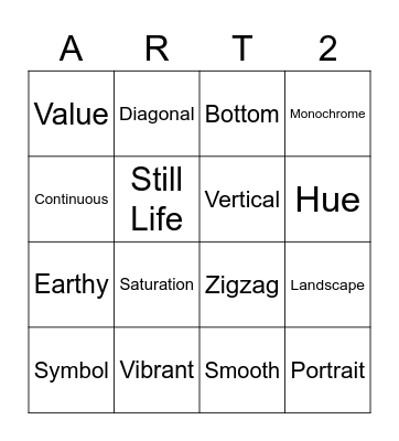 #2 Bingo Card
