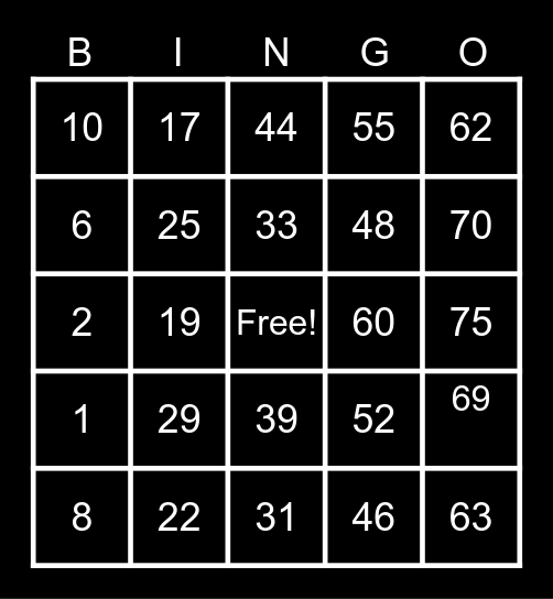 HINAYUPAK Bingo Card