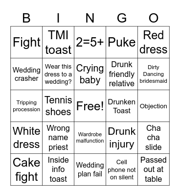 Happy Day Bingo Card