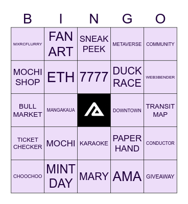 MOCHI GAMES Bingo Card