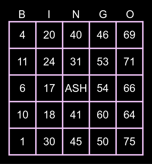 HINAYUPAK Bingo Card