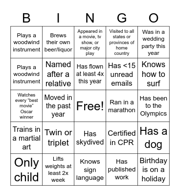 All Staff Retreat Bingo 2022 Bingo Card