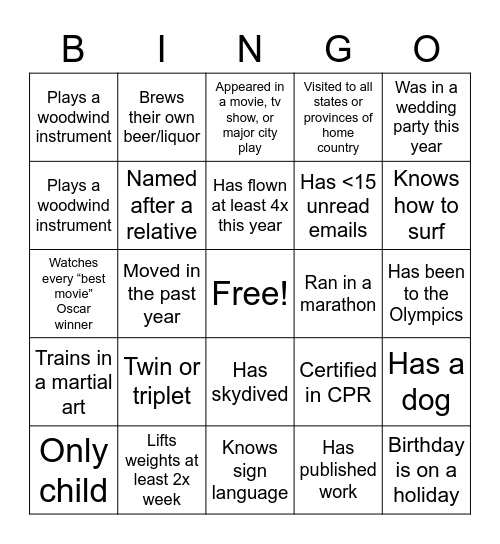 All Staff Retreat Bingo 2022 Bingo Card
