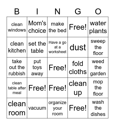 World Environment Day Bingo Card