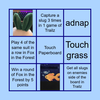 Board Game Bingo! Bingo Card