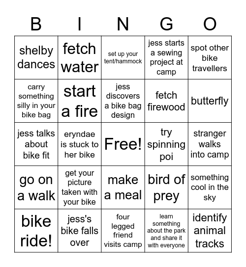 thimbleweed goes to afton! Bingo Card