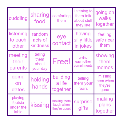 dabid's nice bingo Card
