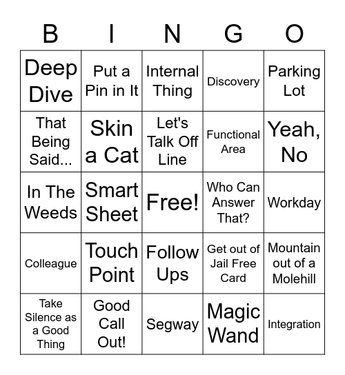 MISSION: POSSIBLE Bingo Card