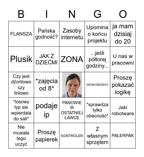 Rołbołty Bingo Card