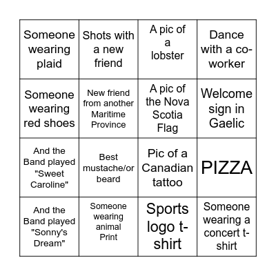We all just showed up like this.... Bingo Card