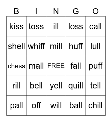 Substep 1.4 BINGO Card