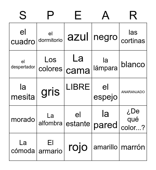 SPANISH UNDYNE THE UNDYING BINGO HECK YEA WOO Bingo Card
