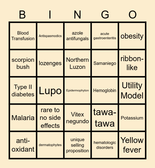 TeknoLusugan Zoom Bingo! - Day 1 Bingo Card