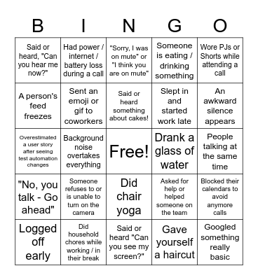 TMML BINGO Card