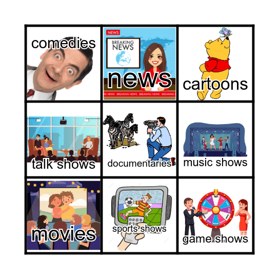 Galaxy 1-2 lesson 3 Bingo Card