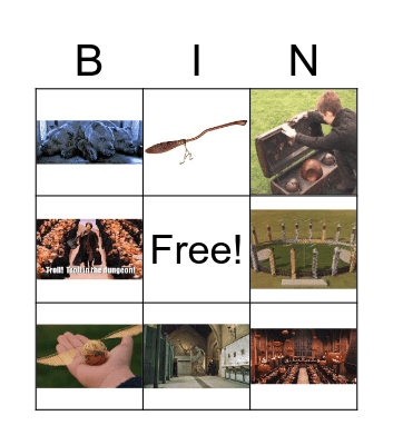 Harry Potter 10 Bingo Card