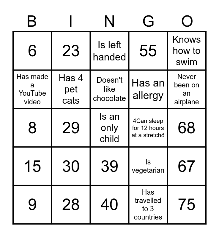 bingo cards numbers 1 75