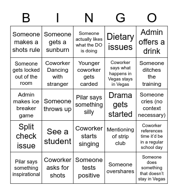 MHUSD Vegas Bingo Card