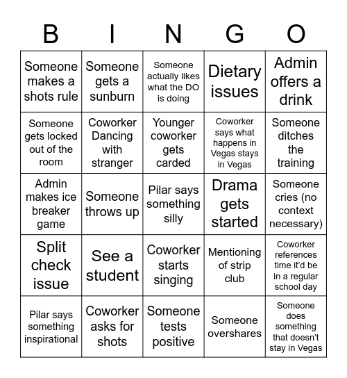 MHUSD Vegas Bingo Card