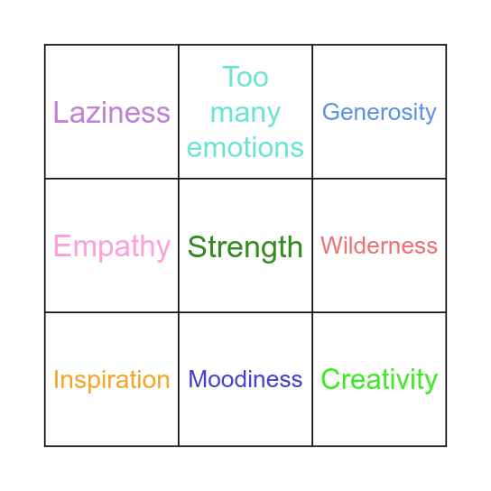 Is your sign pisces? Bingo Card
