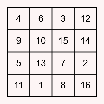 ICE RECODA BINTULU Bingo Card