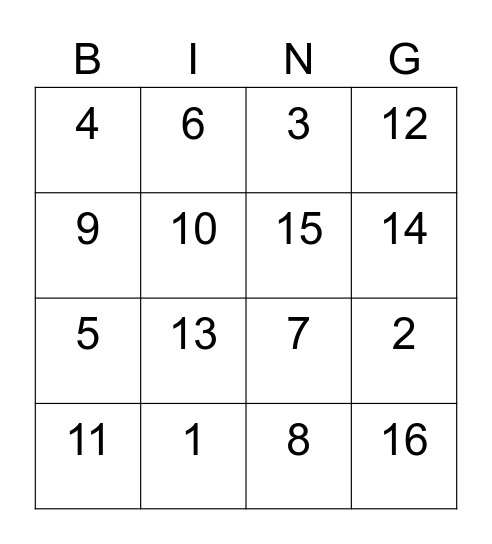 AF Girl's Camp 2022 Bingo Card