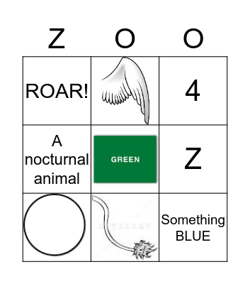 ZOO BINGO! Bingo Card