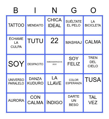 weekend hangouts Bingo Card